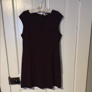 GAP Purple Sheath Mini Dress Crew Neck Sleeveless